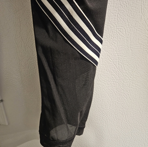 ATHLETA Side Stripe 7/8 Salutation Black Legging Mesh Accent Size Medium - Picture 5 of 6